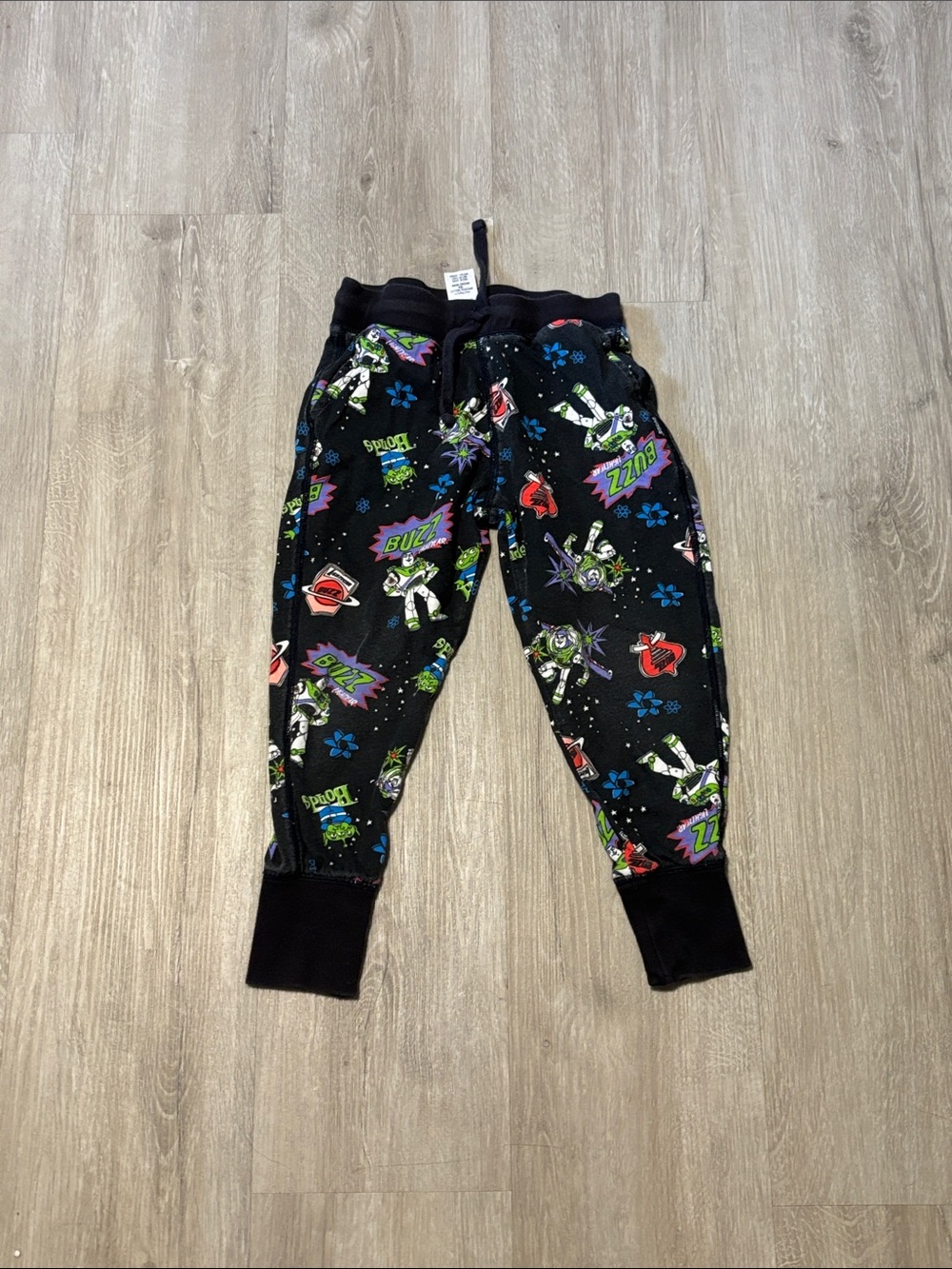 Bonds Black Buzz Lightyear Print Jogger Pants